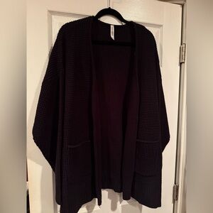 Zenana Outfitters Black Knit Cardigan